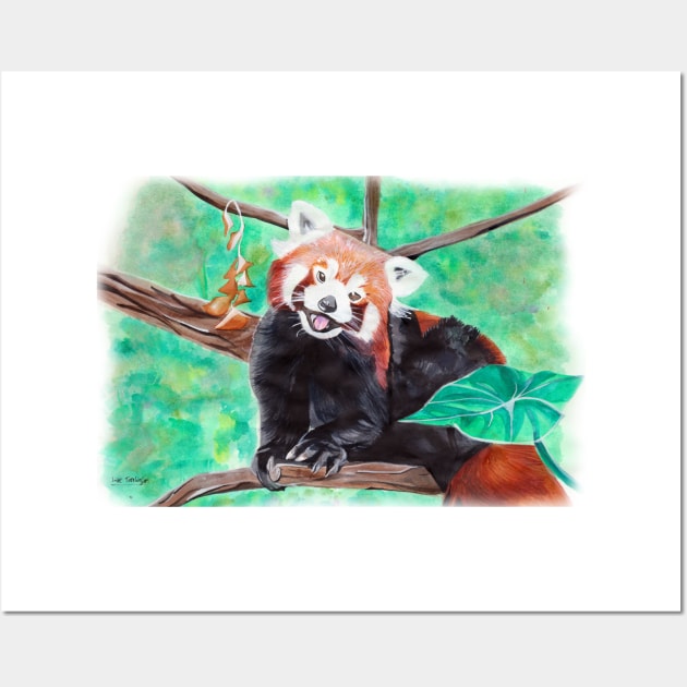 Red Panda Wall Art by lucafon18